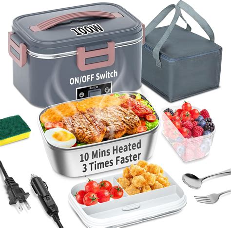 I Tested the Electric Lunch Box 100W and Reheated Sausage 